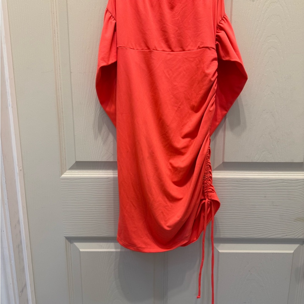Strapless Dress in Bold Red